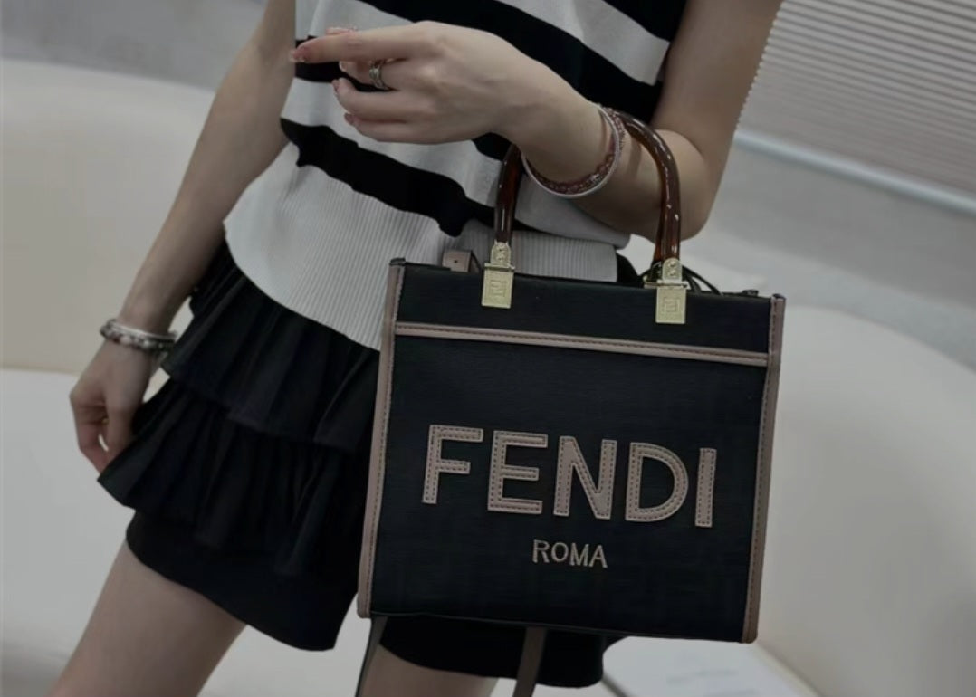 Fendi zucca sunshine tote bag