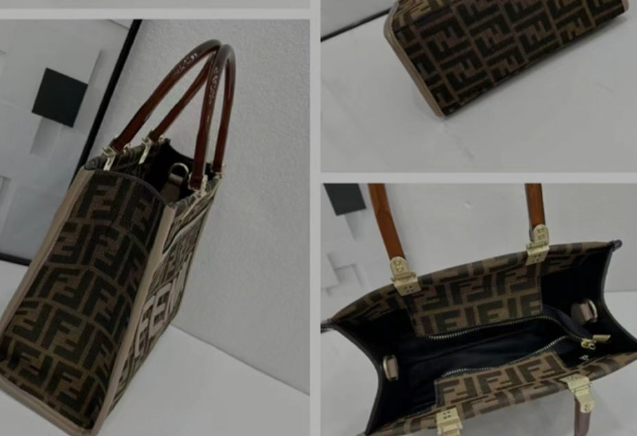 Fendi zucca sunshine tote bag