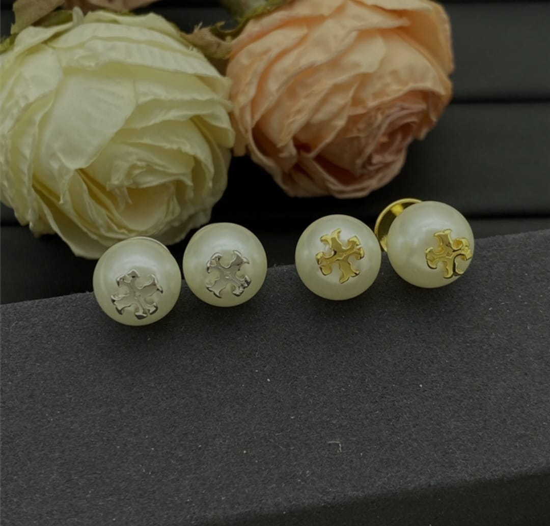 Tory Burch pearl earrings