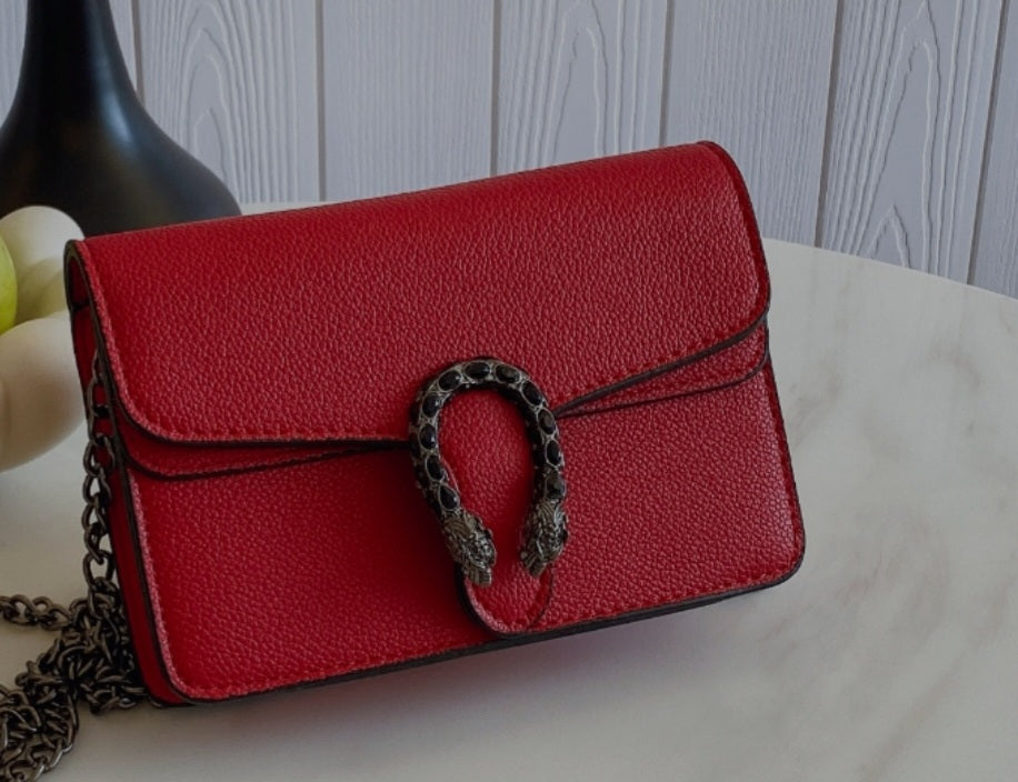 Gucci snake buckle bag