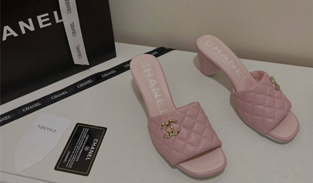 Chanel sandals lamskin