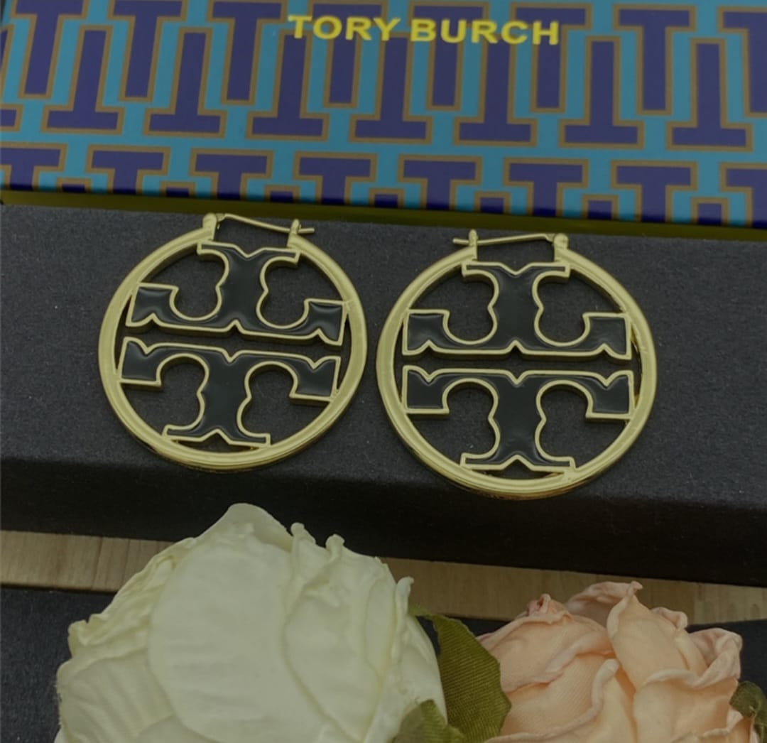 Torry Burch hoops earrings