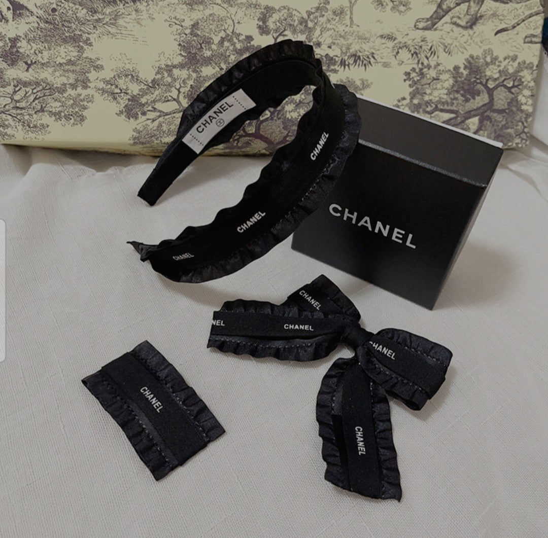 CC hairset bow and headband