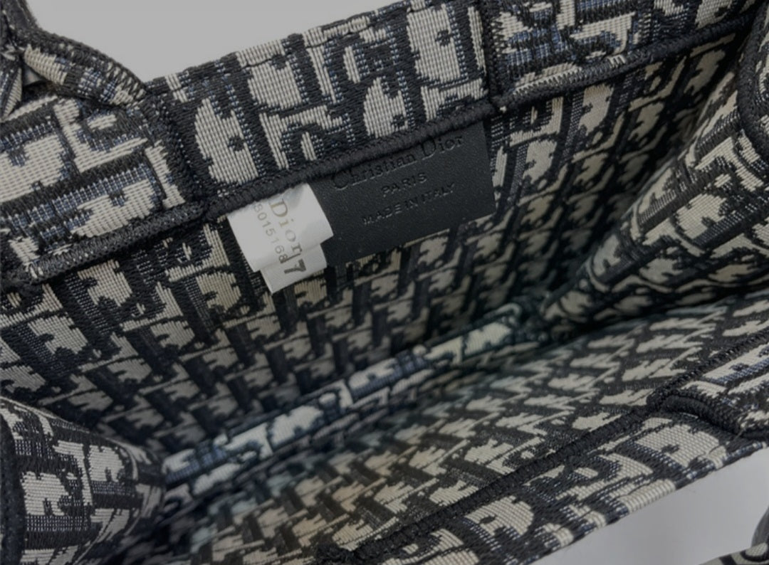 Dior small book tote bag