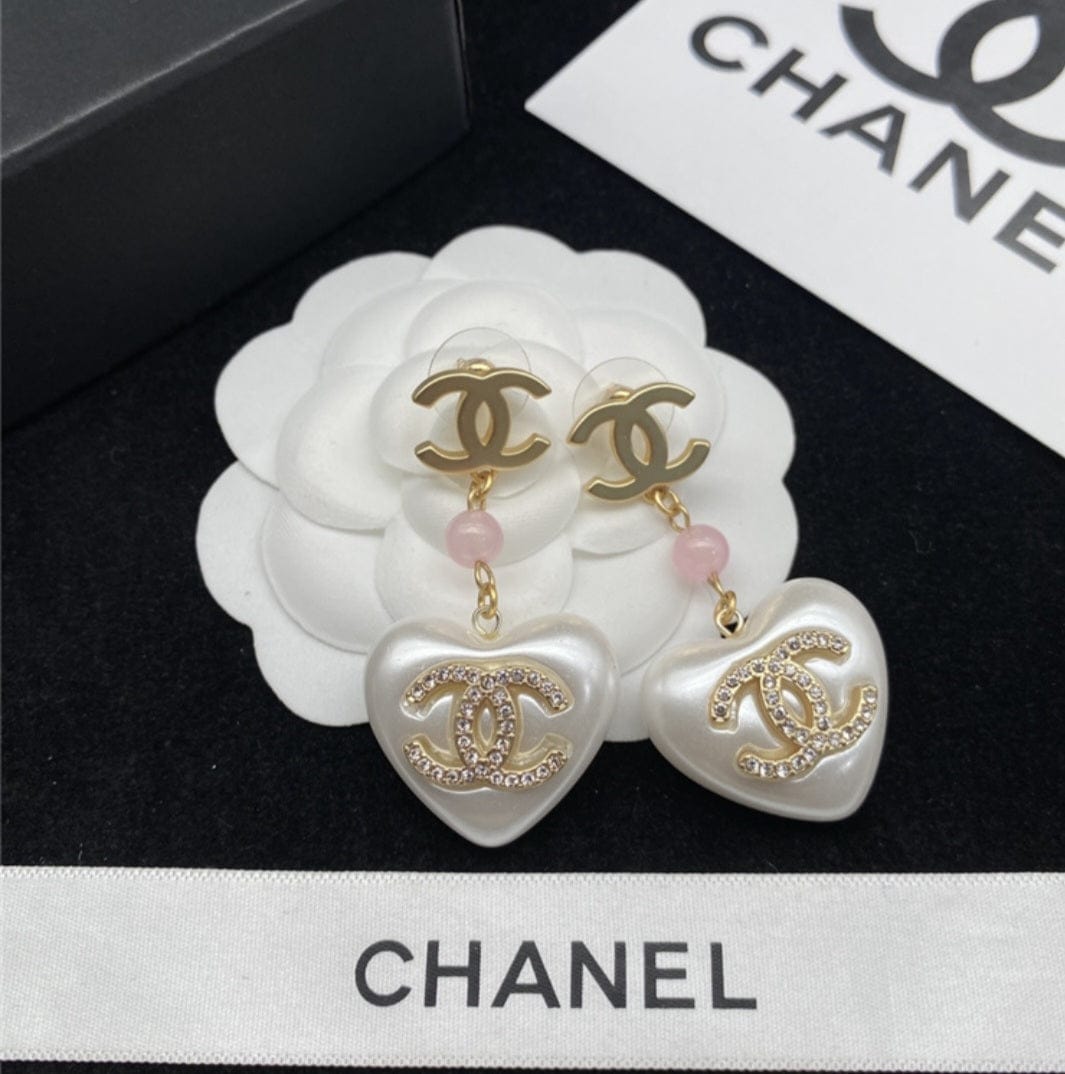 CC necklace and earrings