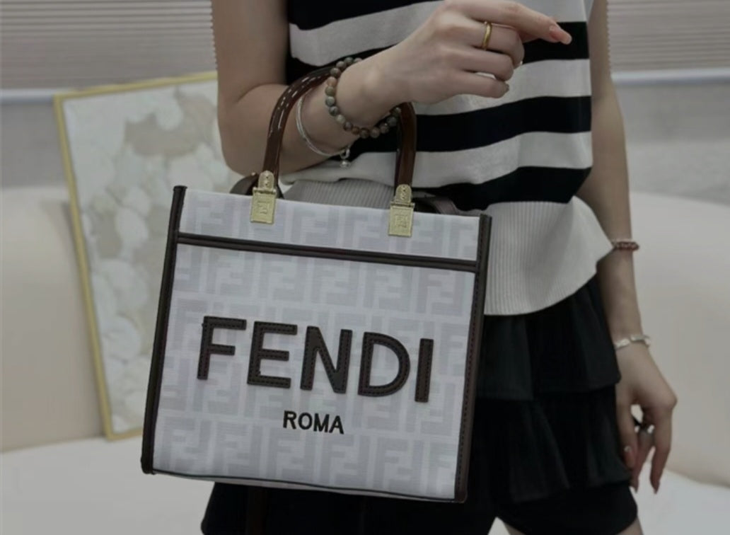 Fendi zucca sunshine tote bag
