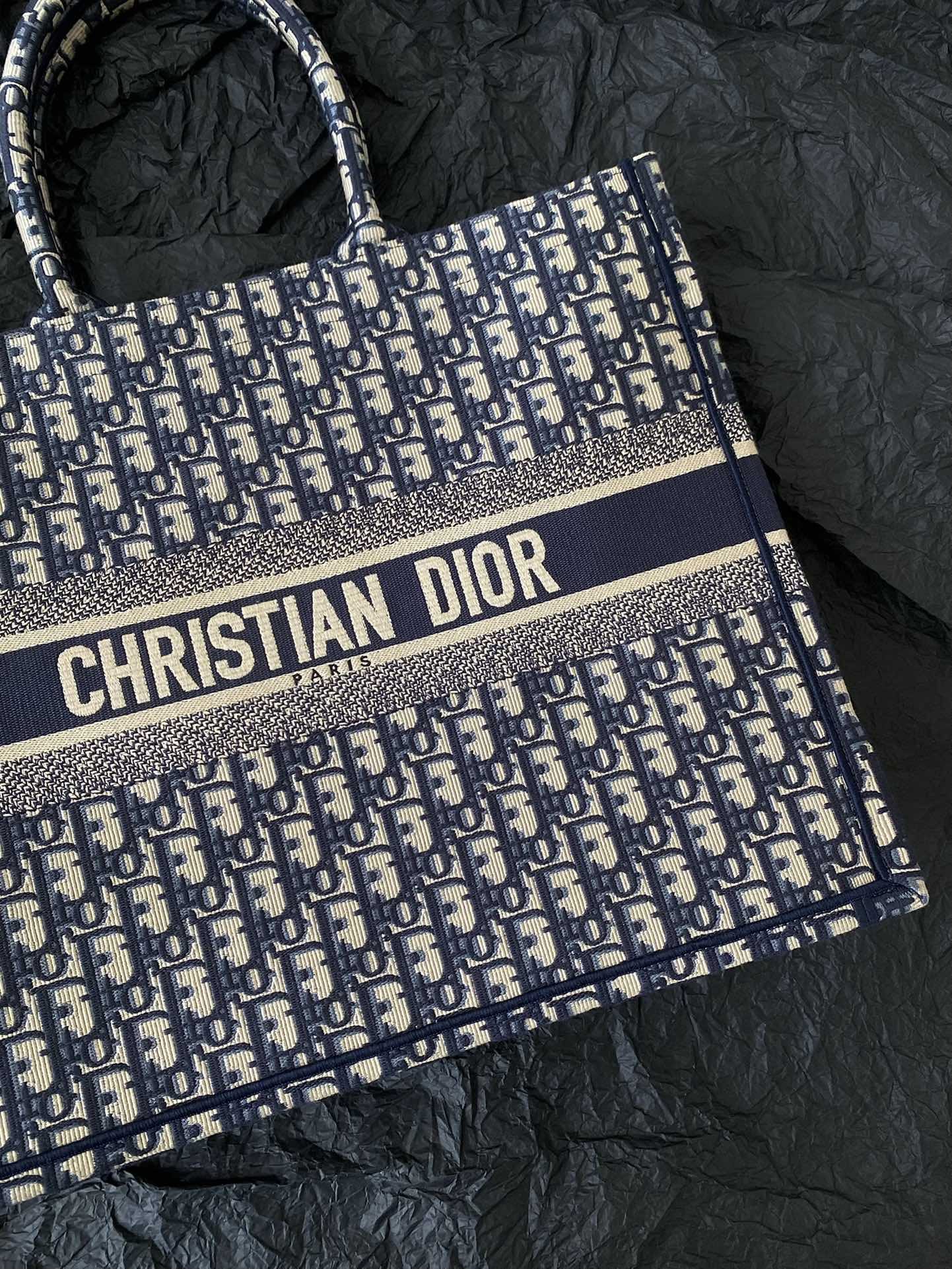 Dior book tote bag large