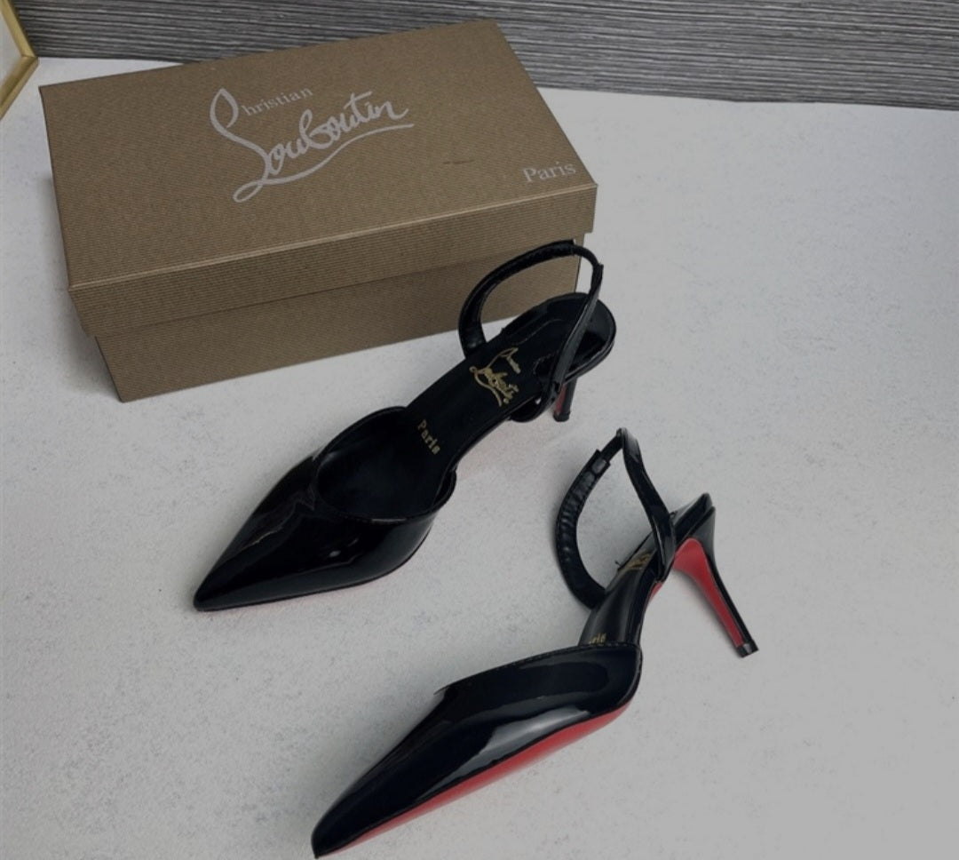 Louboutin low heel shoes