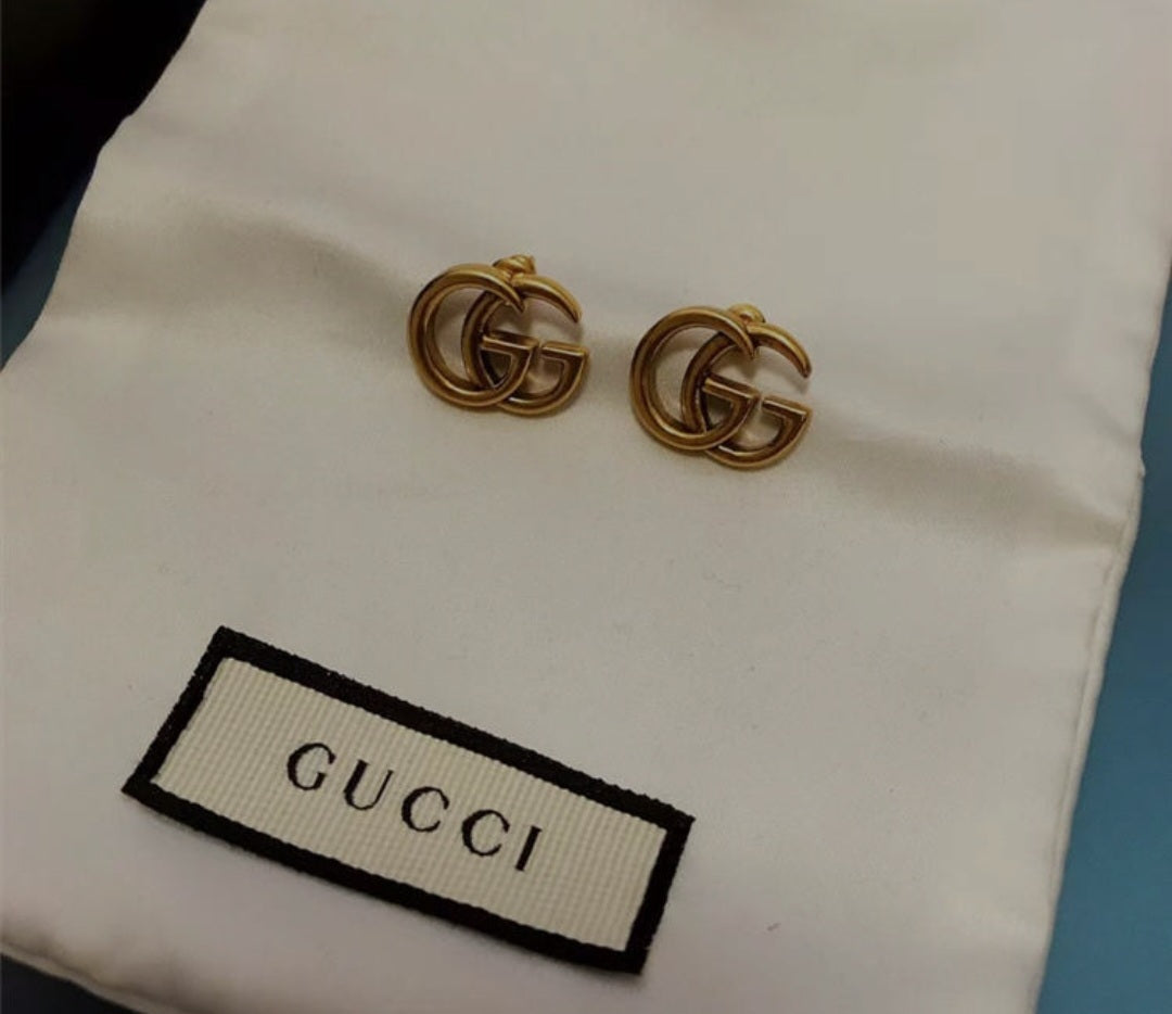 Gg necklace earrings set