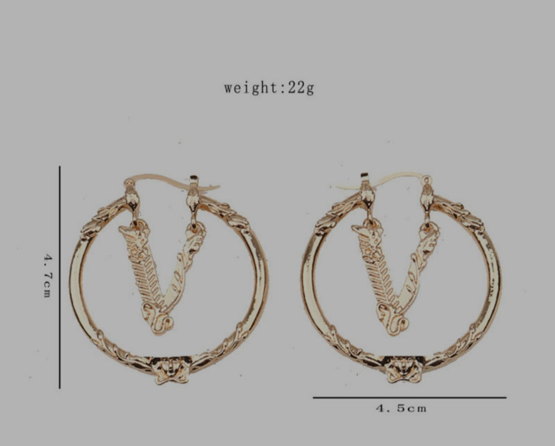 2 pairs earrings