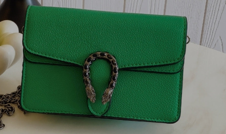 Gucci snake buckle bag