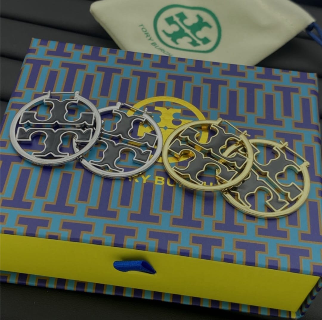 Torry Burch hoops earrings