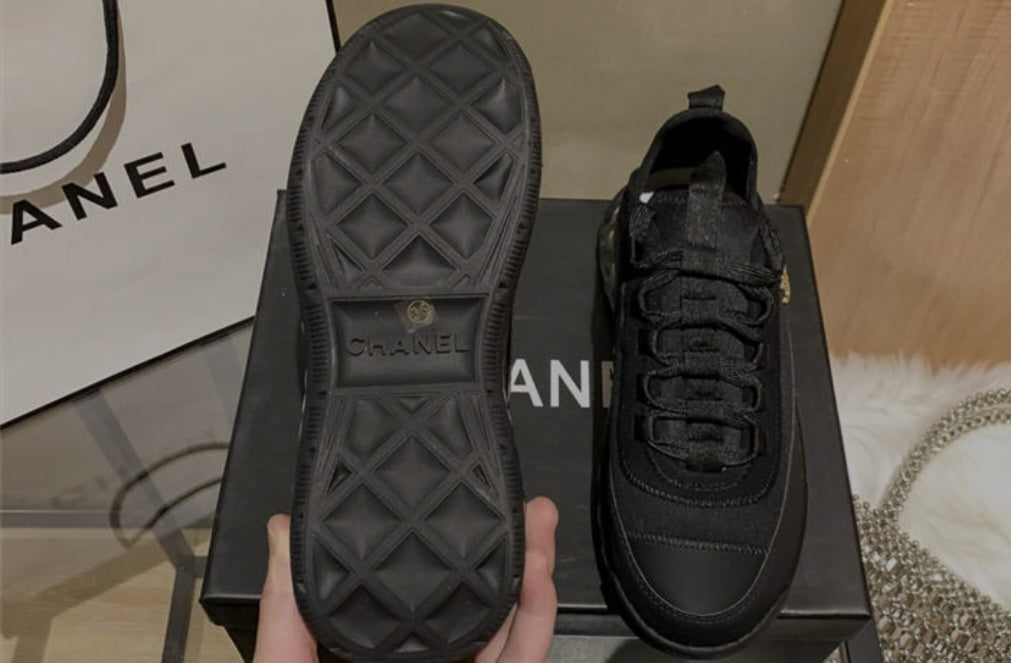Chanel Sneakers black