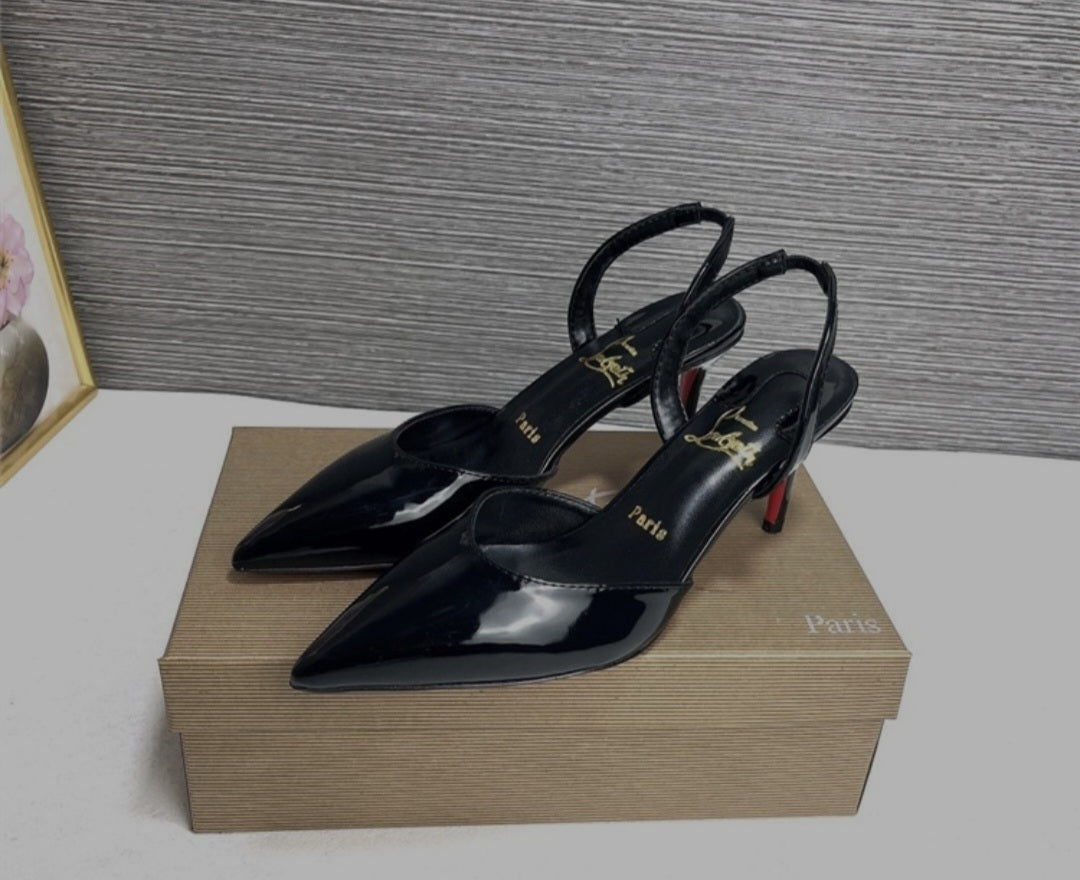 Louboutin low heel shoes