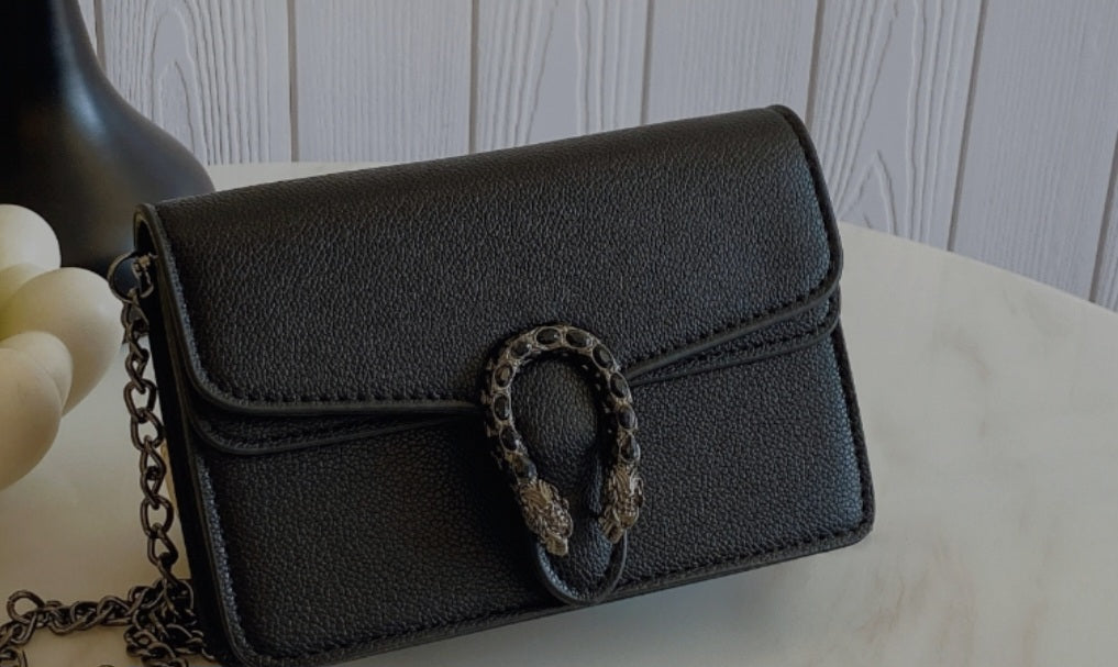 Gucci snake buckle bag