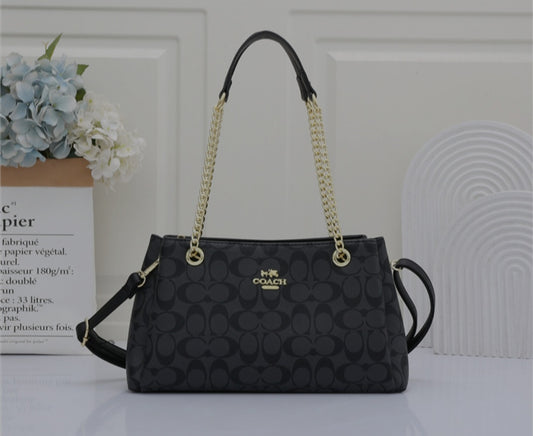 Coach bag with golden chain
