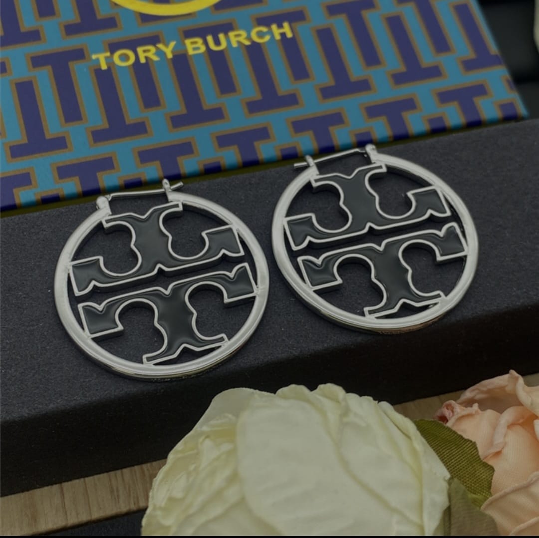 Torry Burch hoops earrings