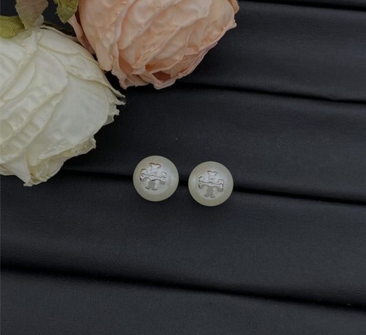 Tory Burch pearl earrings