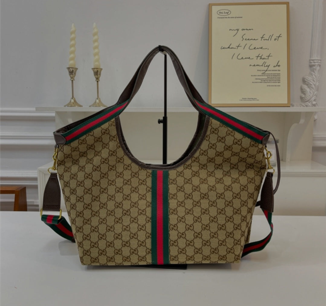 Gucci Giglio large tote blue bag