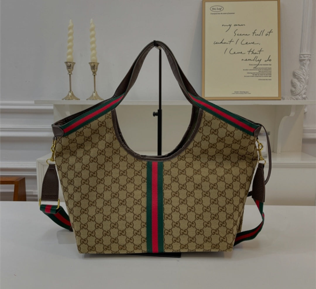 Gucci Giglio large tote blue bag