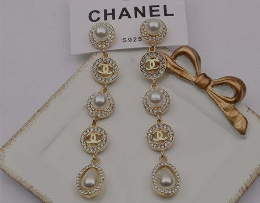 CC earrings 2 pairs one price