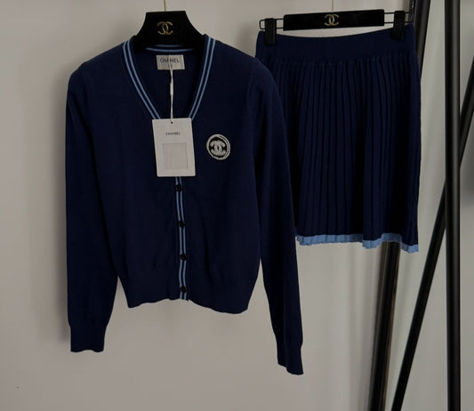 Chanel top and skirt