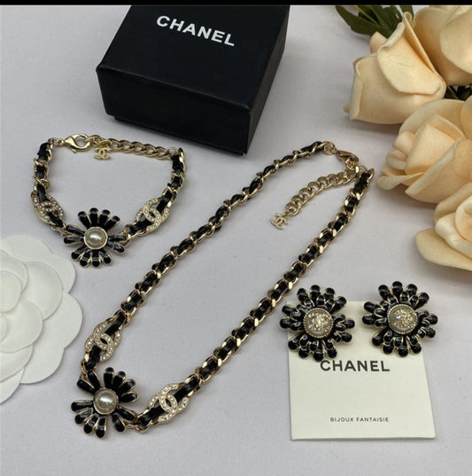 CC set necklace earrings bracelet