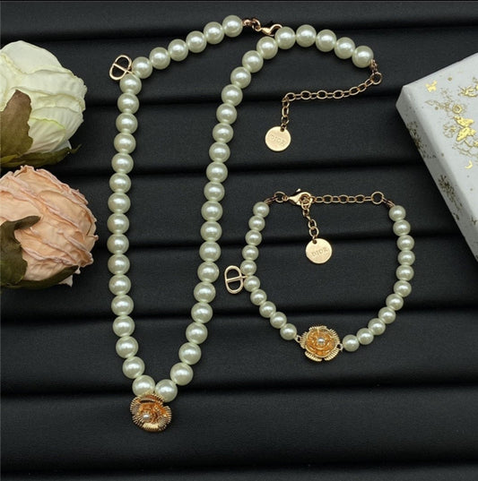 CDset necklace bracelet