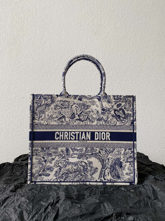Dior book tote bag