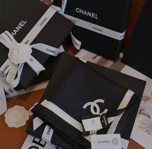 Chanel silk scarf