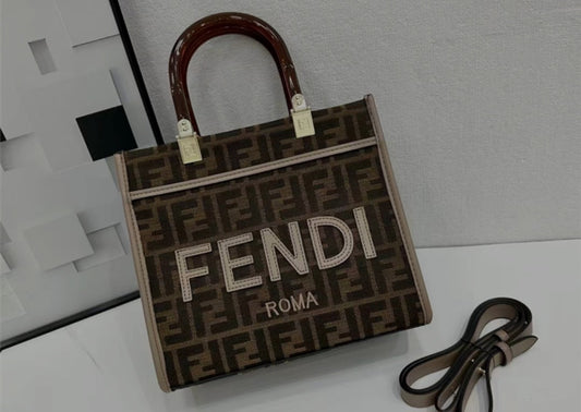 Fendi zucca sunshine tote bag