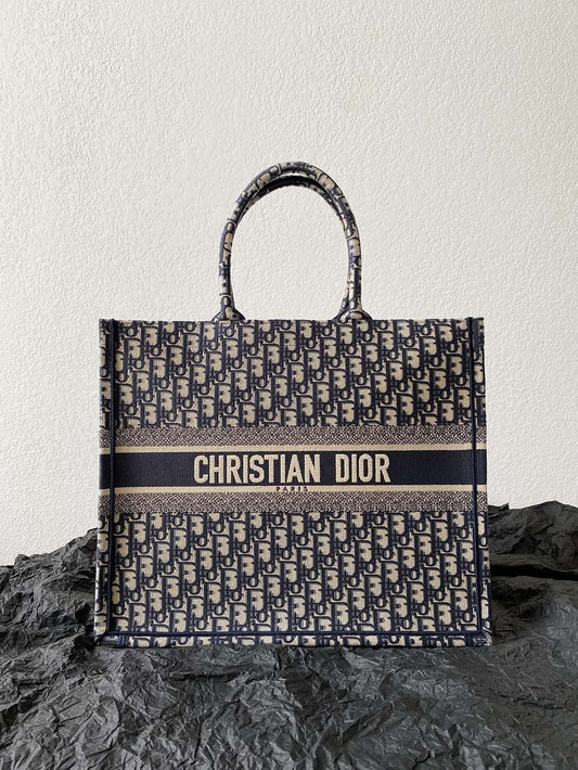 Dior book tote bag large