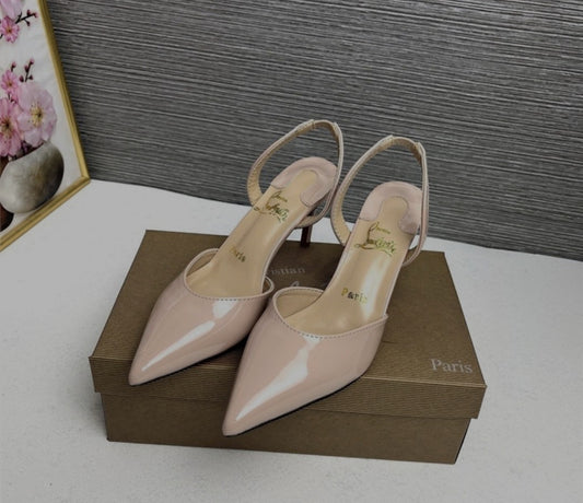 Louboutin low heel shoes